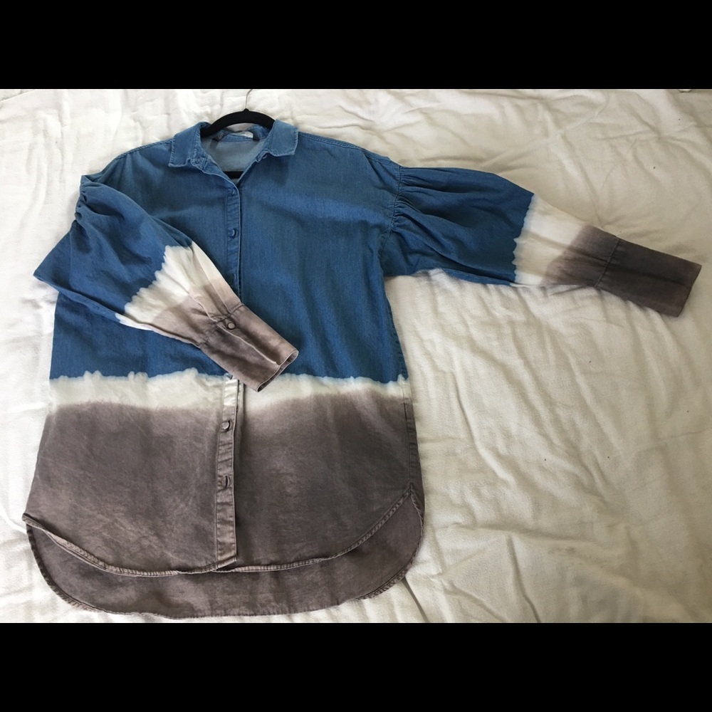 zara long shirt
